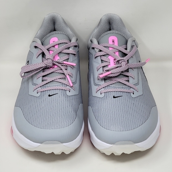 Nike Air Zoom Infinity Tour Next% Men's Size Multi Wolf Grey Pink DC5221-060 New - Picture 5 of 11